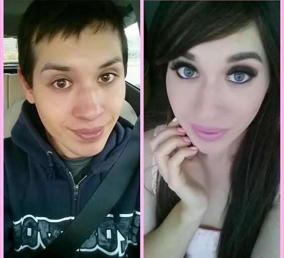 boy to girl makeup transformation