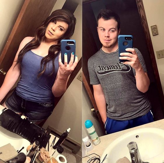 Crossdressing - Before and After