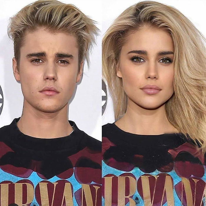 How Male Celebrities Would Look Like if They were Female