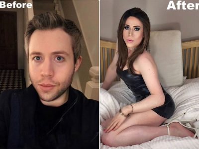 Crossdressing before and after photos