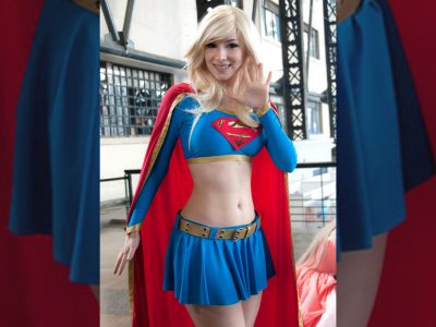 First Time in Public as Supergirl