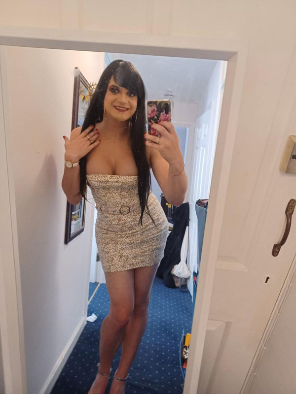 man dressed as woman