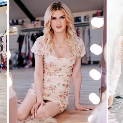 crossdresser Grace as Covergirl