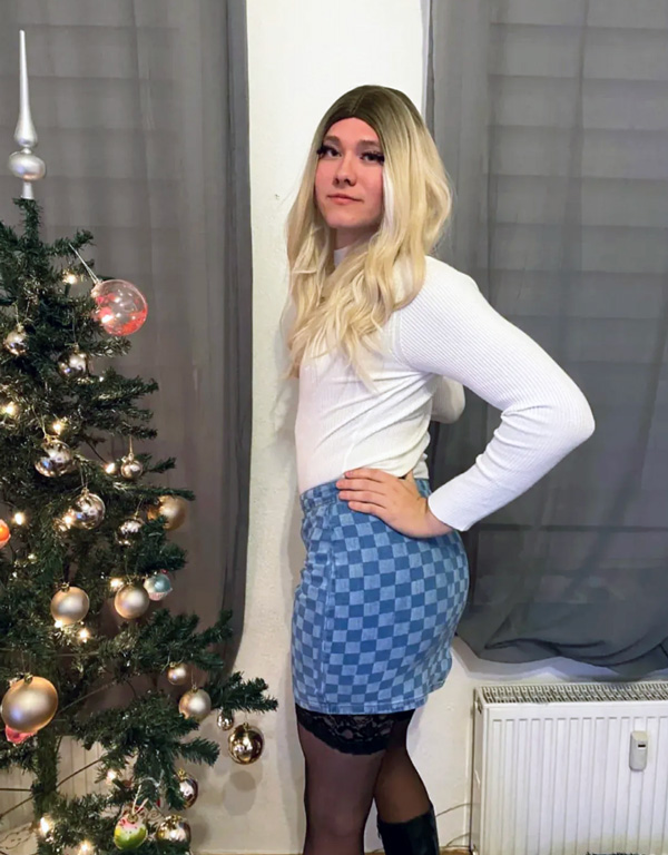 boy dressed as a girl