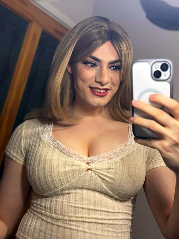 boy dressed as beautiful girl