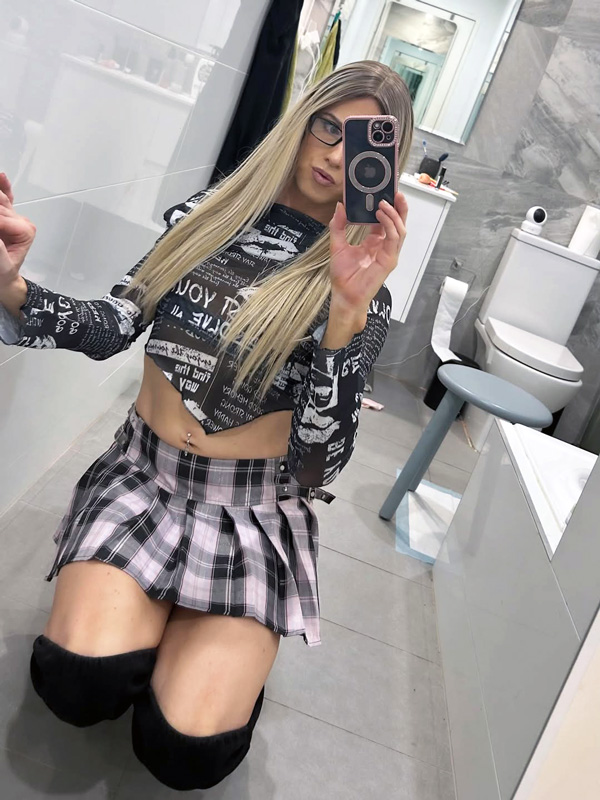 boy dressed as girl
